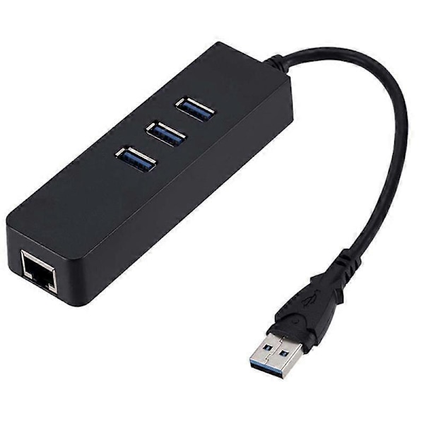 USB3.0 Gigabit Ethernet -sovitin, 3 porttia USB - RJ45 Lan -verkkokortti Macbook Mac -työasemalle