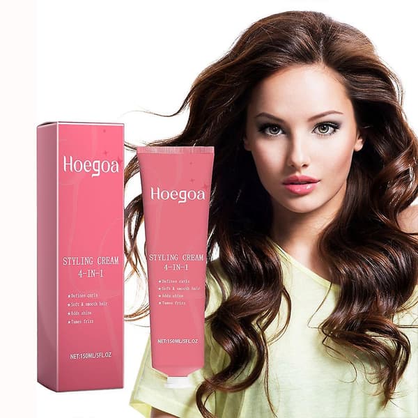 Krøllete hårstyling Elastin fuktighetskrem Elastisk pleie Naturlig volum