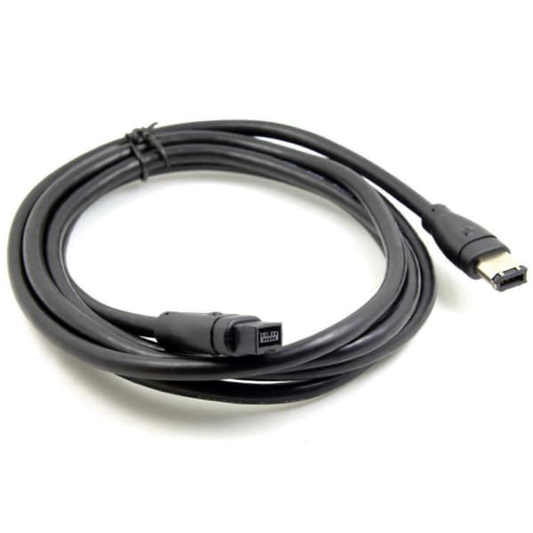 FireWire IEEE 1394B Kabel 9-pinners til 6-pinners 800 Mbps Datakabel (1,8 meter)