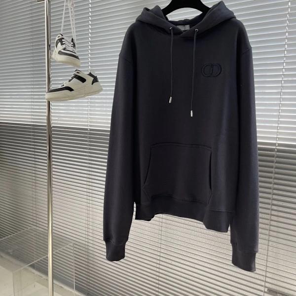 Ny Termisk Höst/Vinter Bästsäljare Bomulls Hoodie Märkes Bokstav Broderad Toppkvalitet Herr/Dam Varm Långärmad Klassisk Topp 10 L