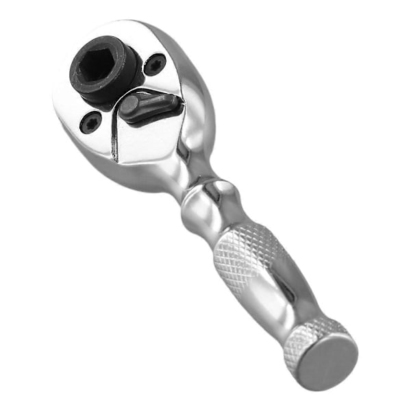 2 i 1 Mini Dobbel Ende Håndtak Skrallehåndtak Drive Finger Skralle Skiftenøkkel To Skrutrekker Bits Reparasjon H