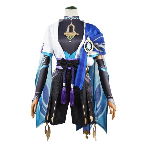 Scaramouche Cosplay Genshin Impact kostume paryk hat komplet sæt Anime Halloween Genshin Cosplay Wanderer kostume uniform til mænd Suits1 XXL