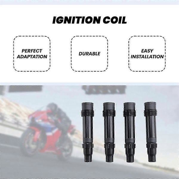 4 st Tändspole för Motorcykel CBR600RR 600RR -600RR CBR600 RR 2003-2020 129700-4510