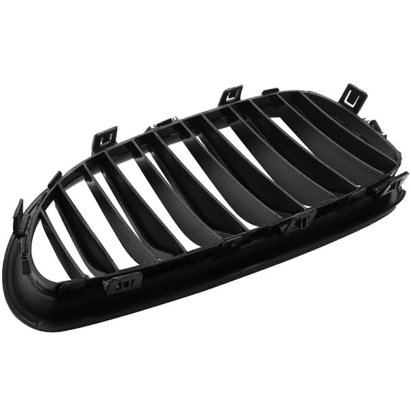 1 Par Gloss Sort Front Grill Dobbel Lamell Dobbel Linje Grill for E60 E61 5-serie 2003-2010