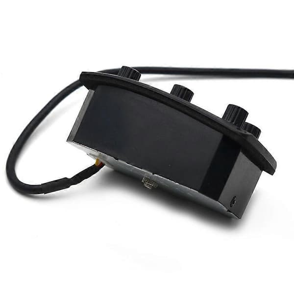 -17B Akustisk Gitarr EQ Förförstärkare med Digital Procedding Stämapparat 3-bands EQ Equalizer med Stämapparat Gitarr