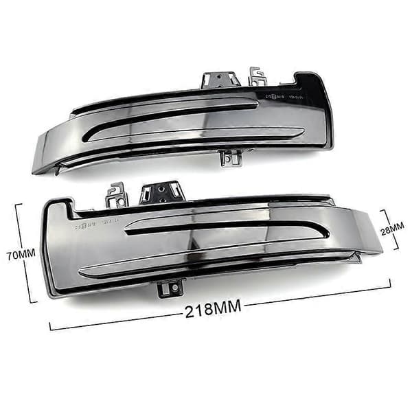 Dynamisk LED Blinklys Sidespeil Indikator Blinklys for W204 W176 W212 CLA C E S GLA Cla