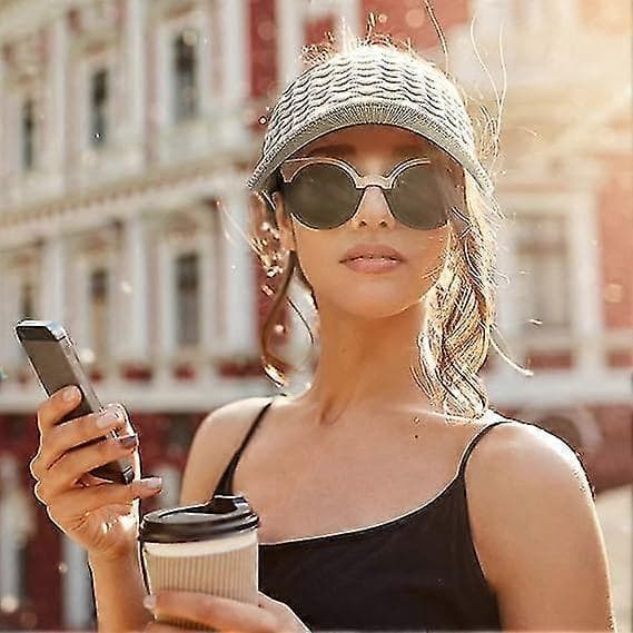 3 stk. solskærmshat til kvinder, elastisk sportshat Set 2