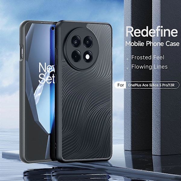 Kompatibelt Skal för OnePlus Ace 5 Pro 5G / OnePlus 13R 5G / OnePlus Ace 5 5G DUX DUCIS Aimo Series TPU+PC Matt Stöttåligt Telefonskal C