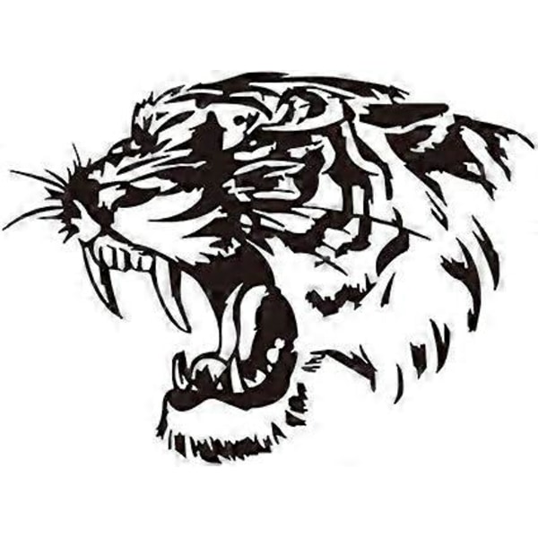 2 stk. bilklistremerker Bilpanser bilklistremerker Reflekterende tigerhode klistremerker Tilpasset personlighet modifiserte karosseriklistremerker