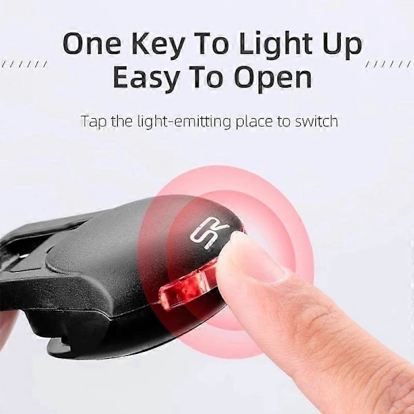 Sykkel Deler SELLE ROYAL Baklys for Sykkelsete ABS Ultralett Sykkelvarsling Blinkende Baklykt MTB Landeveissykkel SR Sete Baklampe