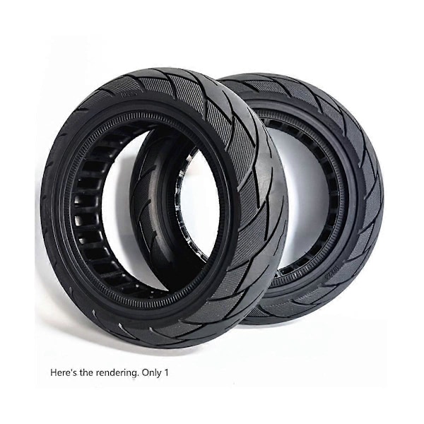 10X2.50-6.5 Hul Massiv Dæk MAX G30 Elektrisk Scooter 60/70-6.5 Honeycomb Massiv Dæk Sort 1100G