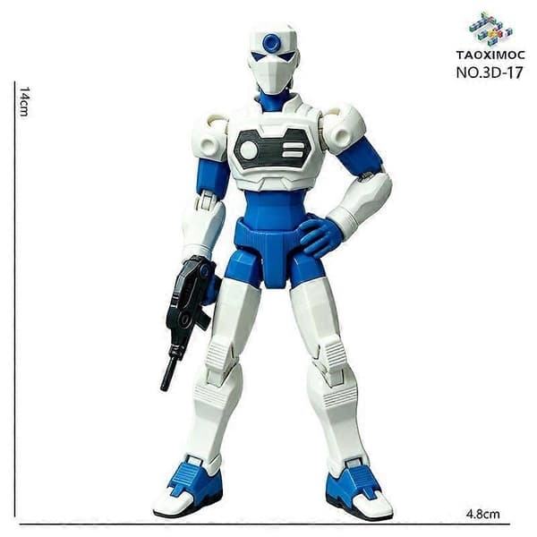 9L3D-printede superhelte Invincible 2.0 Anime Multi-leddede formskiftende legetøj Actionfigur tilbehør Style 2