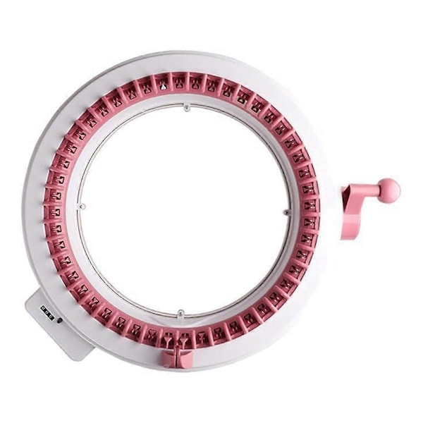 2 stk. Topring Udskiftning til 48 Nåls Strikkemaskine Tilbehør Pink Nåleærme Cirkel