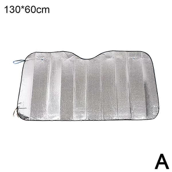 Foldable Car Windshield Sun Shade, Dustproof UV Protection 130x60 cm