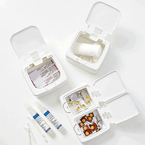 Vatrondelholder Trykknap Multifunktionel Pp Makeup Bomuldsopbevaringsorganisator Til Skrivebord Q