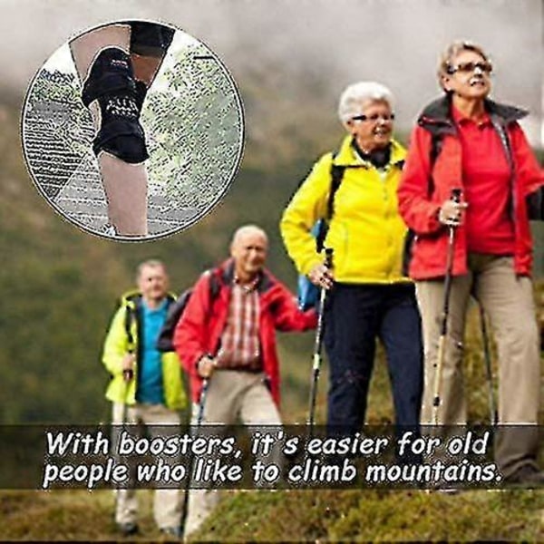 Knäförstärkare Ledstödsskena Knätillbehör Sportstöd Benled Minskar Smärta Fjäder Elastisk Kraft För Knäböj Klättring