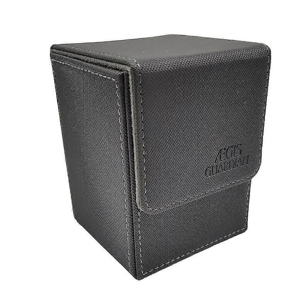 Aegis Guardian Top Loading Kortæske Deck Box Mtg Yugioh Tcg Binders: 100+ Grey