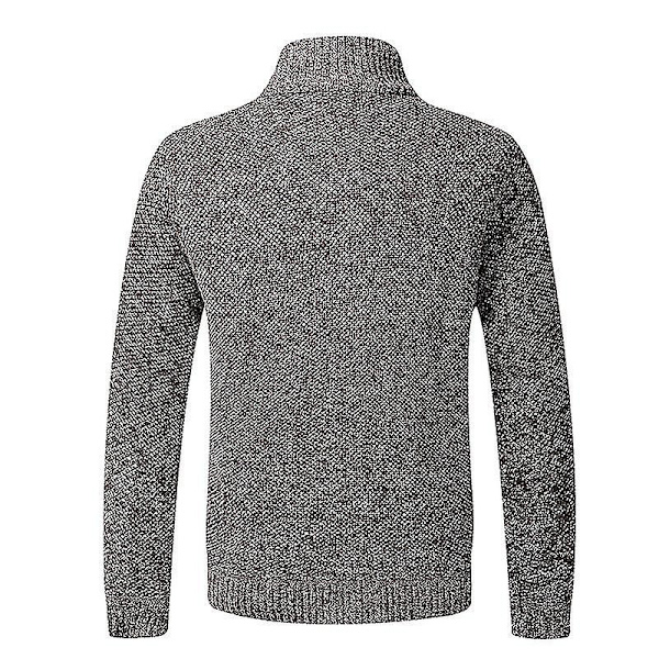 Högkvalitativ 2022 Höst Vinter Ny Herrjacka Slim Fit Ståkrage Dragkedja Jacka Herr Enfärgad Bomull Tjock Varm Herrtröja Asian 4XL 90-100KG