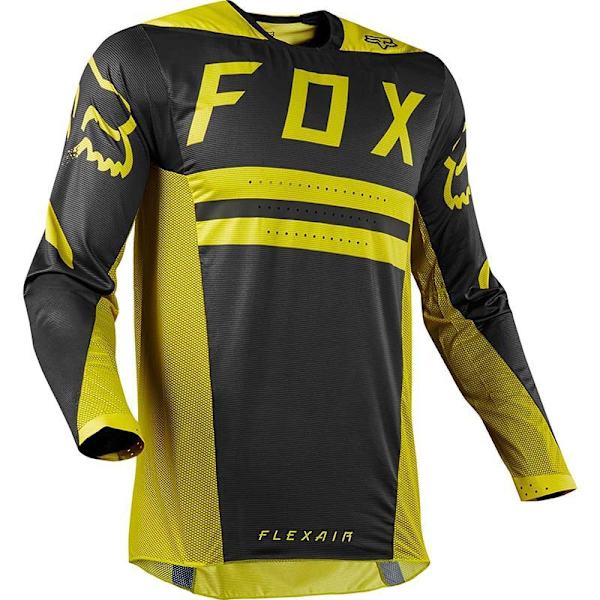 FOX kesän ulkoilupyöräilyyn sopiva pyöreäkauluksinen pitkähihainen nopeasti kuivuva hengittävä T-paita yellow XXXL