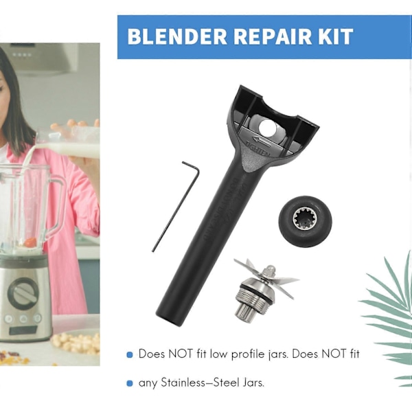 Blender Blade Reparationssæt Fjernelsesværktøj, Drivfatning med Pakning til 5200 Serien 64 48 32OZ