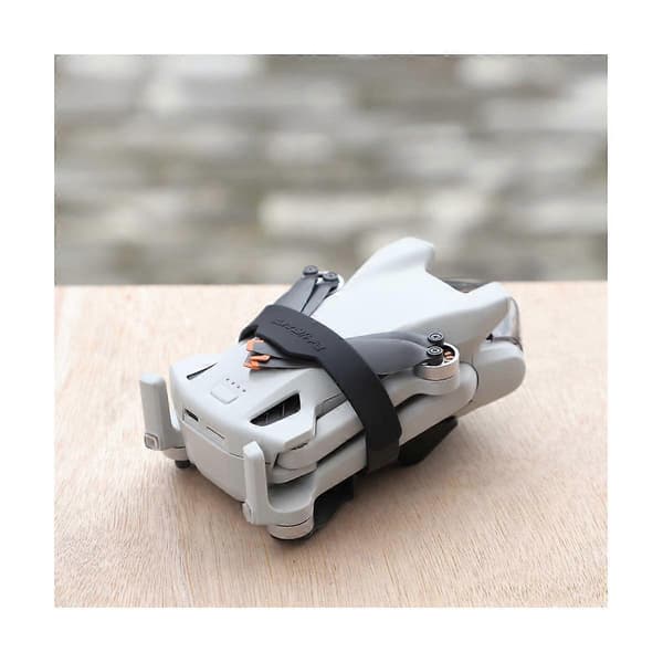 Mini 3 Propel Blad Fastgørelsesdele Bundle Propelrem Chassis Beskyttelsescover, Sort
