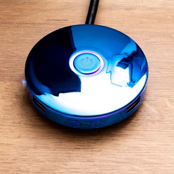 Computer Switch RGB Belysningseffekt Ekstern Strømknap, Velegnet til Internetcaféer, Hjem