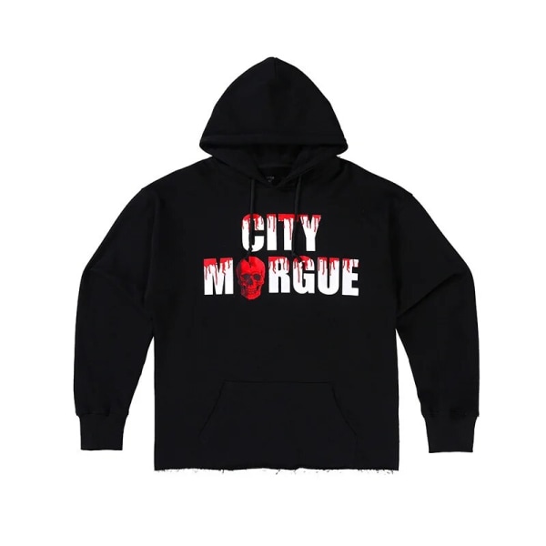 2023 Europæisk og amerikansk trendy mærke VLONE trendy hundekampe stort V print oversize hip-hop trendy hættetrøje White S