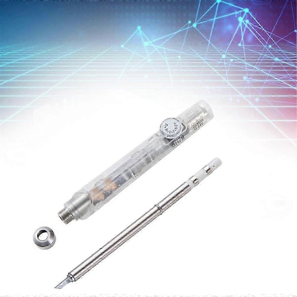 Sh72 Loddekolbe 65w 12-24v 220-400 Justerbar Temperatur Sh72 Ku Svejseværktøj Ikke T12 Transparent Hvid