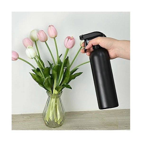 Förpackning med 4 Sprayflaskor, 500 ml, Sprayflaskor i Plast, Frisörsprayflaskor, Växtsprayflaska