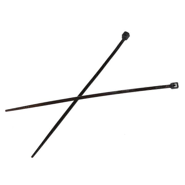 1000 stk. sorte nylon kabelbindere fastgørelseswrap 95 mm x 2 mm