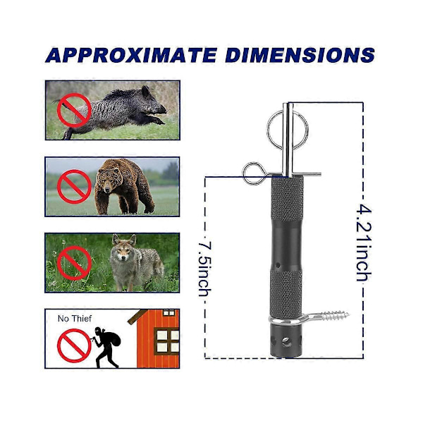 Alarm Signal Enhed Perimeter Trip Alarm, Camping Trip Wire Alarm Enhed, Tidlig Advarselssikkerhed