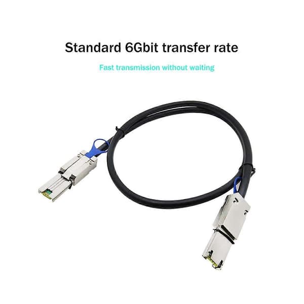 MINI SAS26P SFF-8088 TIL SFF8088 Harddisk Server Dataoverføringskabel Mini SAS Adapterkabel