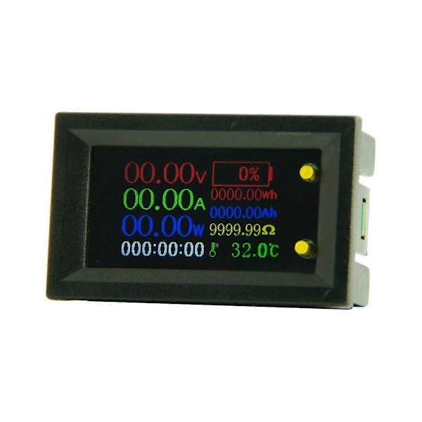 20A Voltmeter Ammeter 9I1 Multifunksjonstester IPS LCD Spenning Strøm Batteri Elektrisitet Test Me