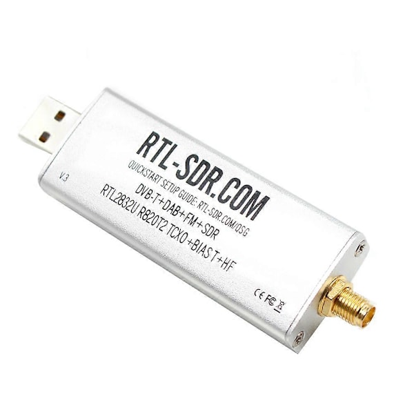 SDR V3 R820T2 RTL2832U 1PPM TCXO RTLSDR Kommunikaatiojärjestelmä