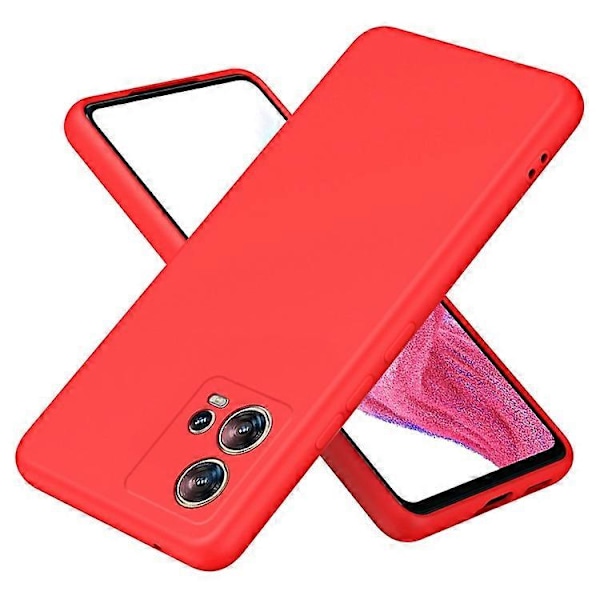 Kompatibelt Skal för Motorola Edge 30 Fusion 5G, 2.2mm Gummerat TPU Telefonskydd Red