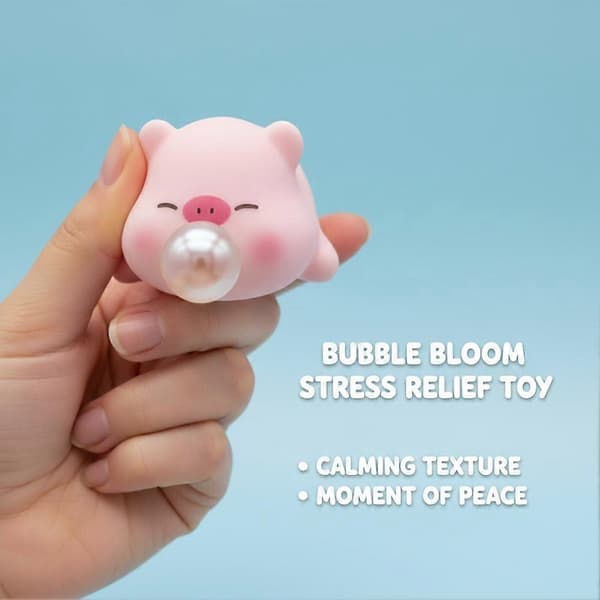 Bubbelpoppande fidgetleksak - Kläm och tryck bubbla sensorisk stresslindring för barn B