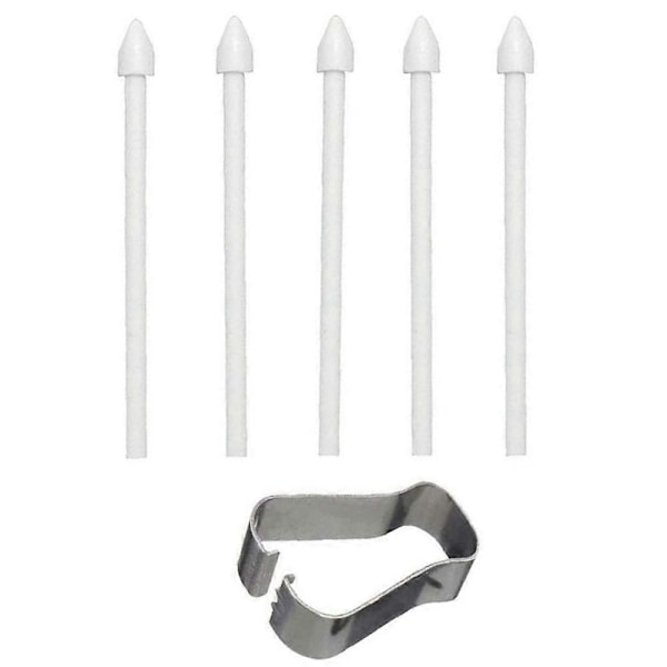 Touch Stylus Tips Nibber+ Penn Tab S7 S7+/S6 Lite/Note10/Note20 Universal Stylus Tupp Hvit