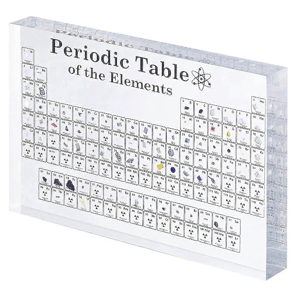 Periodisk system med ekte elementer inni, Ekte elementer periodisk system, Tabla Periodica Con Element