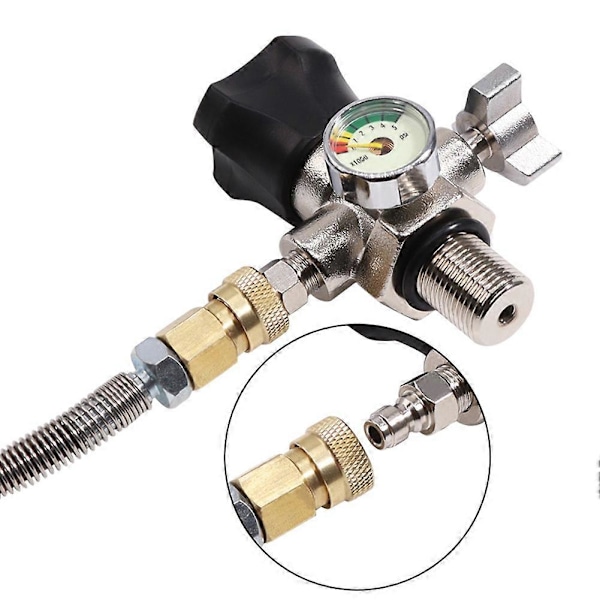 M18X1.5 Gjenge 4500Psi SCBA Ventil Regulator Fyllestasjonsslange for PCP Lufttank