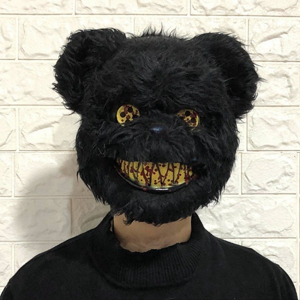 Halloween Cosplay Masquerade Mask Bloody Rabbit Horror Hood Mask TOY12562H03