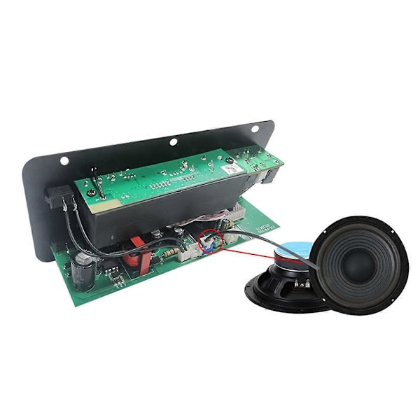 Audio Forsterkerkort 30W Støtte Dobbel Mikrofon Bluetooth Amplificatore Subwoof for 4Ohm Høyttaler 1