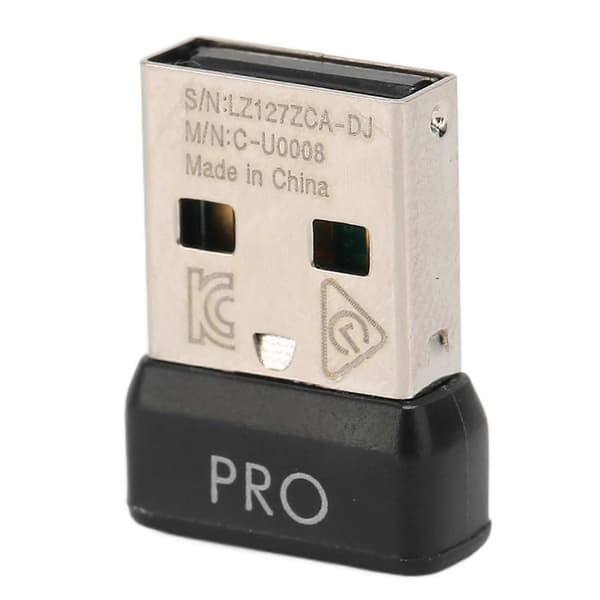 USB-musmottaker trådløs 2.4G Lett utskiftbar ABS Bærbar Mini-musmottaker for Logitech G Pro