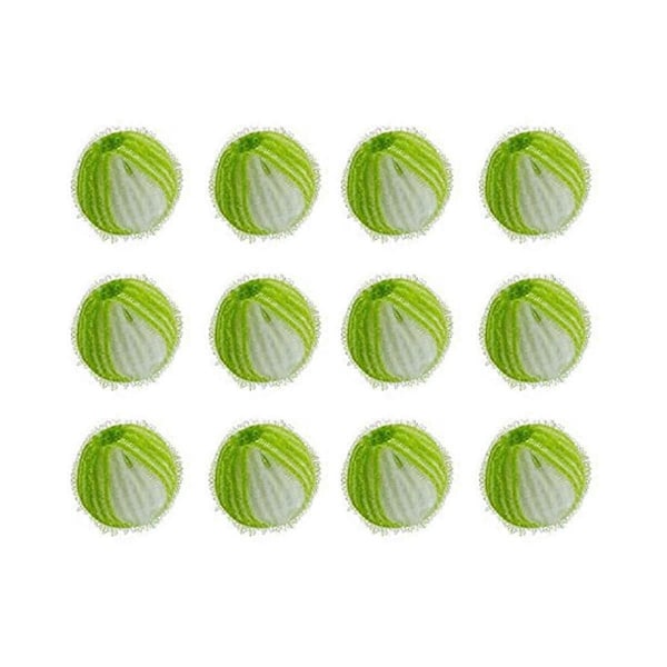 Pyykinpesukone, uudelleenkäytettävät nukkapallot, pyykkipallo pyykinpesukoneeseen (vihreä)