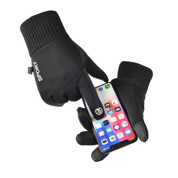 Vattentäta Vinterhandskar för Män Vindtäta Sportfiske Pekskärm Körning S-2xl Blue S