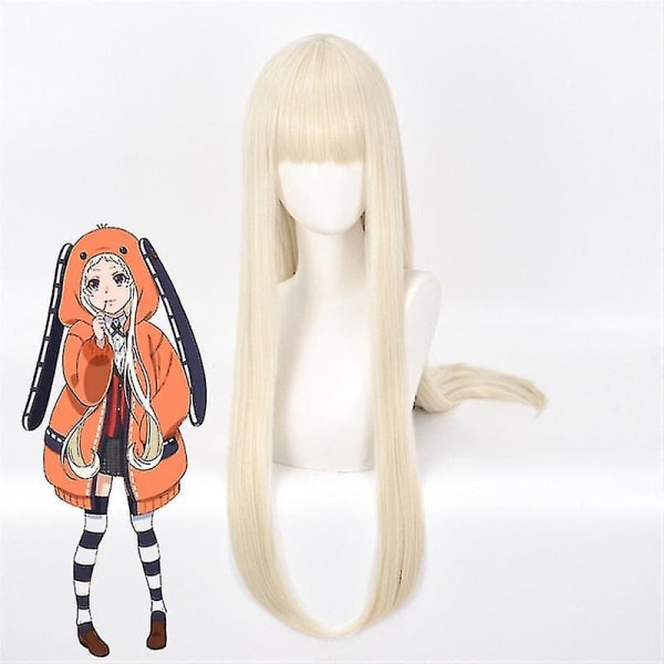 Nopea toimitus täysi set Kakegurui Jabami Yumeko Saotome Meari japanilaisten koulutyttöjen univormupuku aikuisten lasten tytöille Runa wig Kid 130cm