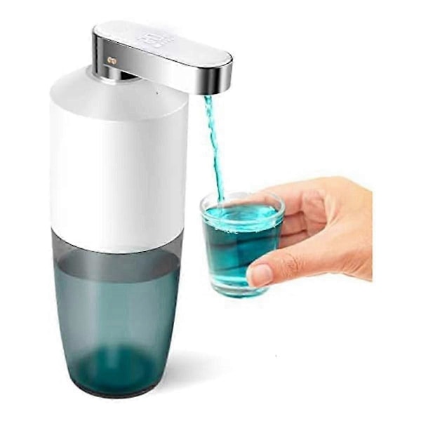 Automatisk mundskyl dispenser, genopladelig bærbar mundskyl dispenser pumpe beholder flaske 280 ml/9,47 oz