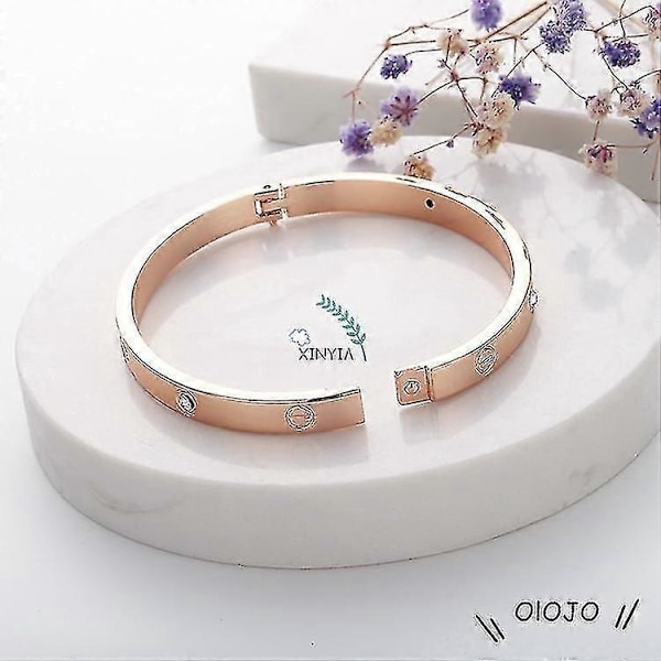 Titanium Diamant Armbånd For Menn / Kvinner
