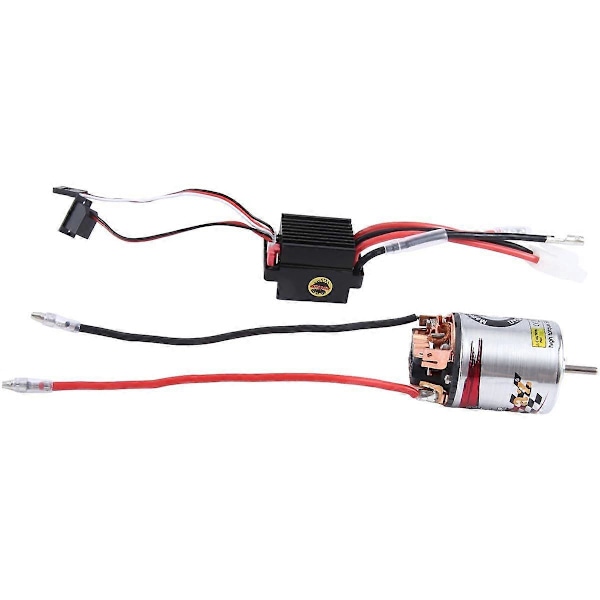 540 Harjamoottori 17T & 320A ESC Harjamoottorin Nopeudensäädin 2A BEC:llä 1/10 RC Off-Road Ra:lle