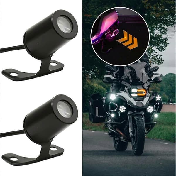 Motorcycle Projection Turn Signal Ground Light LED Atmosphere Light A