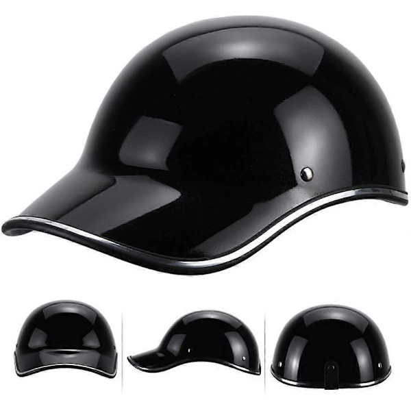 Baseballcaps Justerbar Hurtigspenne Halv Baseballcaps Svart
